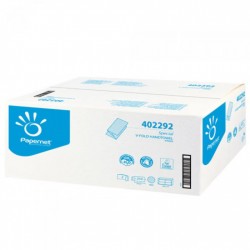 Prosoape Pliate Din Hartie Papernet, Dimensiune 210x240 Mm, 210 Foi/set, 2 Straturi, 15 Buc/bax