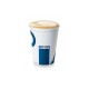 Pahare din Carton 4 Oz Model Lavazza (120 ml), 50  Buc/Bax - Pentru Bauturi Calde sau Reci