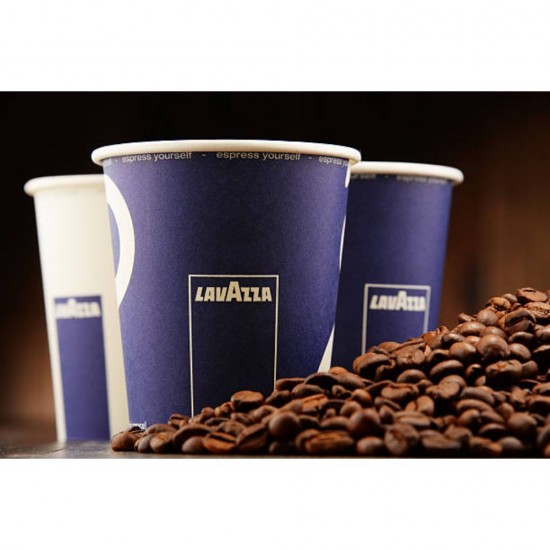 Pahare Carton 8 OZ, Model Lavazza, Capacitate 235 ml, 50 Buc/Set