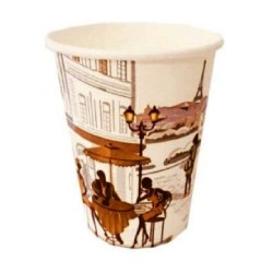 Pahare din Carton 8 Oz Model City Life (250 ml), 100 Buc/Bax, Pahare Bauturi Calde, Pahare Bauturi Reci, Pahare de Cafea, Pahare pentru Cafea, Pahare din Carton, Pahare City Life, Pahare Model City Life, Pahare Bauturi Calde