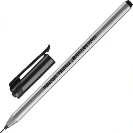 Pix Pensan Triball, Varf 1 Mm, Scriere Rosu, Corp Plastic Cu Capac