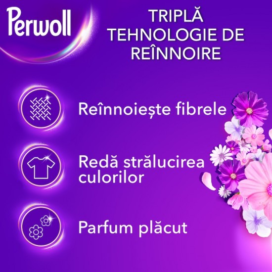 Detergenti Lichid Perwoll Blossom, 80 Spalari, Cantitate 4l