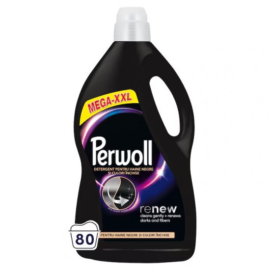 Detergenti Lichid Perwoll Black, 80 Spalari, Cantitate 4l