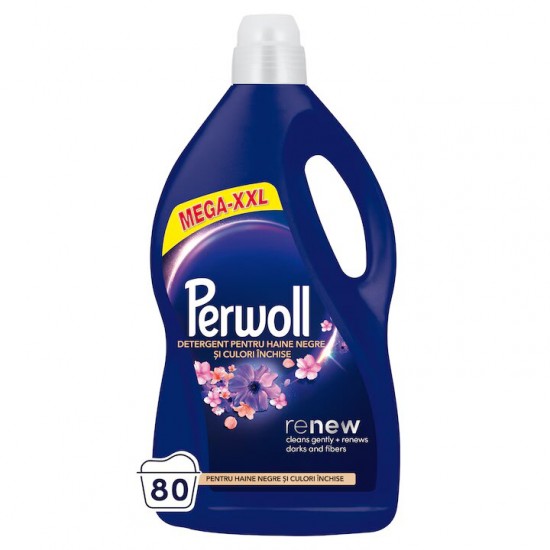 Detergenti Lichid Perwoll Dark Bloom, 80 Spalari, Cantitate 4l