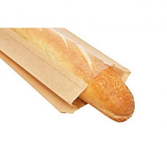 Pungi din Hartie cu Fereastra BOPP, 15x7x30 cm, 1000 Buc/Bax, Pungi pentru Patiserii, Pungi pentru Brutarii, Pungi Patiserii, Pungi Hartie Brutarii, Ambalaje din Hartie, Punga cu Fereastra din Hartie, Punga pentru Panificatie, Punga pentru Paine