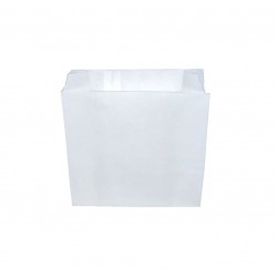 Pungi din Hartie  Rezistente la Grasimi, Alba Cartofi, 1500 Buc/Bax, Dimensiune 11x4x12 cm, Cornete si Coltare