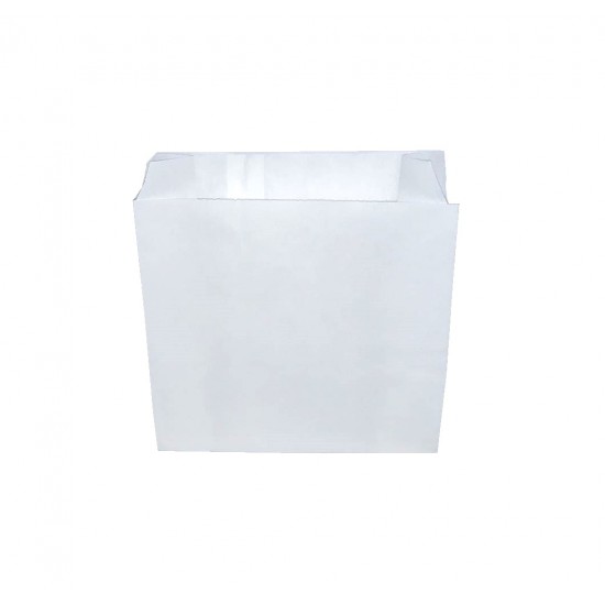 Pungi din Hartie  Rezistente la Grasimi, Alba Cartofi, 1500 Buc/Bax, Dimensiune 11x4x12 cm, Cornete si Coltare