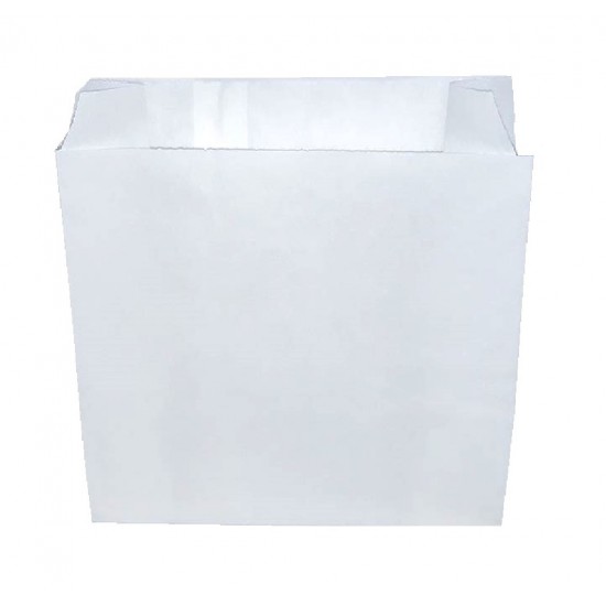 Pungi din Hartie Rezistente la Grasimi, Alba Cartofi, 1000 Buc/Bax, Dimensiune 16x7x27 cm, Cornete si Coltare