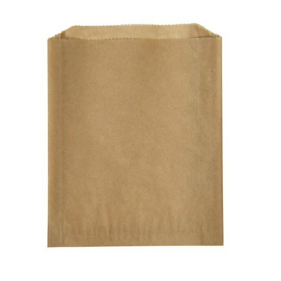 Pungi din Hartie Catering, Dimensiune 24X11X32 cm, Hartie Kraft Natur 70 g/m², 500 Buc/Bax - Pungi Maro din Hartie Kraft Natur