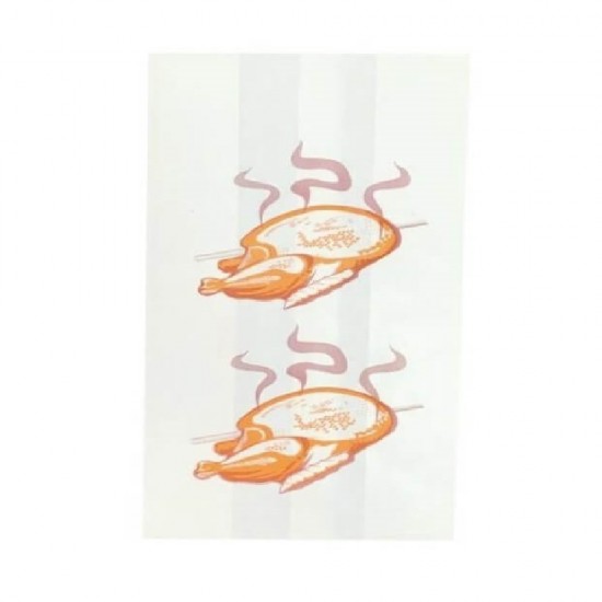 Bax 0.5 Kg Pungi de Hartie Rotiserie, 15x8x32 cm, Albe, Â±500 Coli, Imprimate, Hartie de Rotiserie, Hartie pentru Rotiserie, Ambalaje Fast Food, Ambalaje Rotiserie, Ambalaj Rotiserie, Ambalaj Fast Food, Pungi Hartie Rotiserie, Punga Hartie Rotiserie