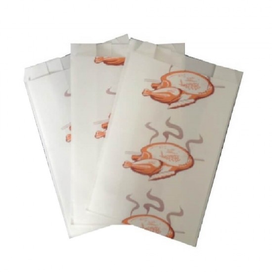 Bax 0.5 Kg Pungi de Hartie Rotiserie, 15x8x32 cm, Albe, Â±500 Coli, Imprimate, Hartie de Rotiserie, Hartie pentru Rotiserie, Ambalaje Fast Food, Ambalaje Rotiserie, Ambalaj Rotiserie, Ambalaj Fast Food, Pungi Hartie Rotiserie, Punga Hartie Rotiserie