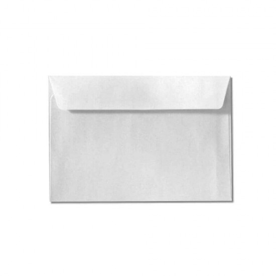 Plicuri Albe C5 cu Dimensiunea 162x229 mm, 250 Buc/Bax, Lipire Siliconica, Deschidere pe Latura Lunga