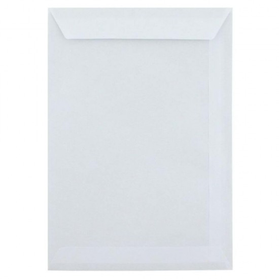 Plicuri Albe C5 cu Dimensiunea 162x229 mm, 500 Buc/Bax, Lipire Siliconica, Deschidere pe Latura Scurta