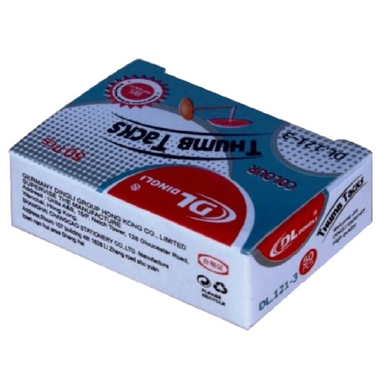 Pioneze Metalice Colorate EVOffice, 50 Buc/Bax - Accesorii Birou