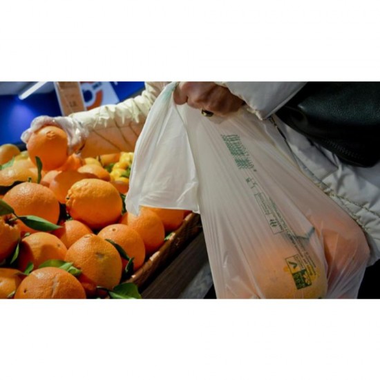 Pungi Biodegradabile Topate, Dimensiune 30x40 cm, 500 Buc/Bax, pentru Fructe si Legume, cu Top Perforat, Culoare Alba, Pungi Compostabile, Sacose Bio, Pungi Biodegradabile, Pungi Bio, Sacose Compostabile, Pungi Ecologice, Pungi Reciclabile, Sacose Eco