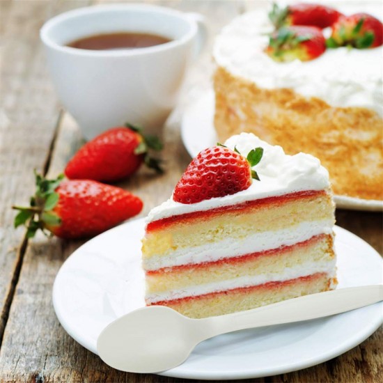 Set Tacamuri Biodegradabile din CPLA, Lingura, Servetel, Albe