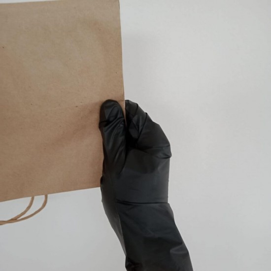 Set 100 Manusi TPE Nepudrate, L, de Unica Folosinta, Negre