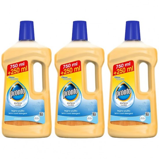 Pronto Solutie Pardoseli Lemn Classic 750ml + 250ml