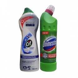 Pachet Promo: Cif Professional Original 750 Ml + Domestos Pine 750 Ml