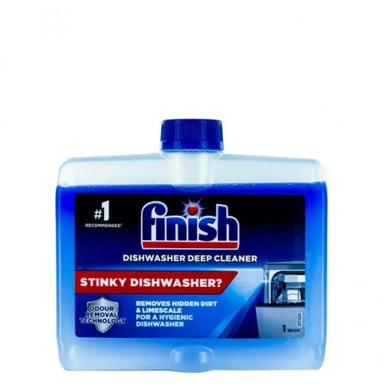 Pachet Promo: Finish Solutie Curatare Masina Vase Regular 250ml + Finish Solutie Curatare Masina Vase Lemon 250ml