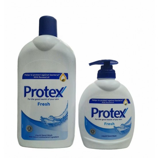 Pachet Promo: Săpun Lichid Protex Fresh 300ml +săpun Lichid Protex Fresh Rezervă 700ml
