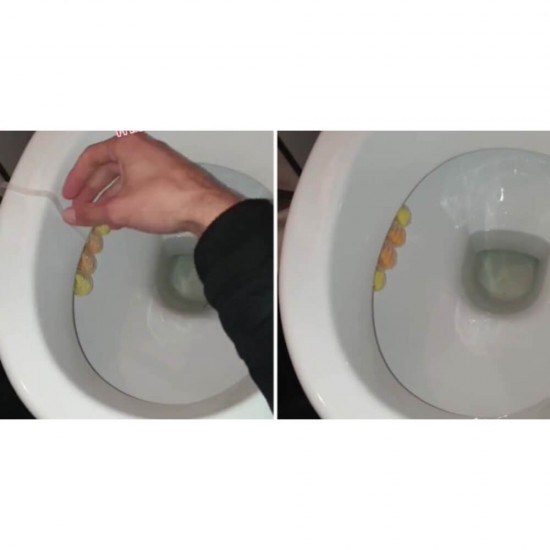 Odorizant pentru Toaleta Domestos Lime 5 in 1, 55 g, Odorizant Toaleta, Odorizant cu Sistem de Prindere Ajustabil, Odorizant Toaleta Domestos, Odorizant WC Domestos, Domestos Odorizant Wc Bile