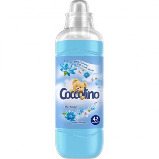Balsam Rufe Coccolino Blue Splash, 1L, 42 Spalari, Parfum de Primavara, Detergent pentru Haine, Balsamuri pentru Rufe, Balsam pentru Ingrijire Haine, Balsamuri pentru Haine