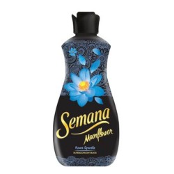 Balsam de Rufe SEMANA Perfumes of Nights Azure Sparkle, 75 Spalari, Cantitate 1.65 L, Parfum de Flori Exotice, Ananas si Paciuli, Balsam Semana pentru Rufe, Balsam de Rufe cu Miros Floral, Balsam de Rufe Superconcentrat, Detergent si Balsam de Rufe