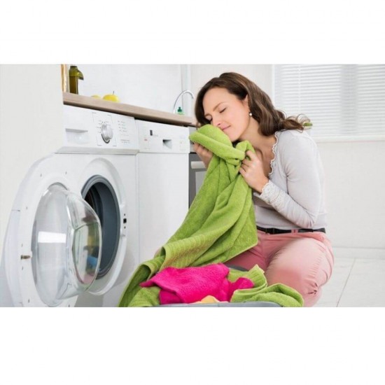 Balsam de Rufe SEMANA Perfumes of Nights Azure Sparkle, 75 Spalari, Cantitate 1.65 L, Parfum de Flori Exotice, Ananas si Paciuli, Balsam Semana pentru Rufe, Balsam de Rufe cu Miros Floral, Balsam de Rufe Superconcentrat, Detergent si Balsam de Rufe