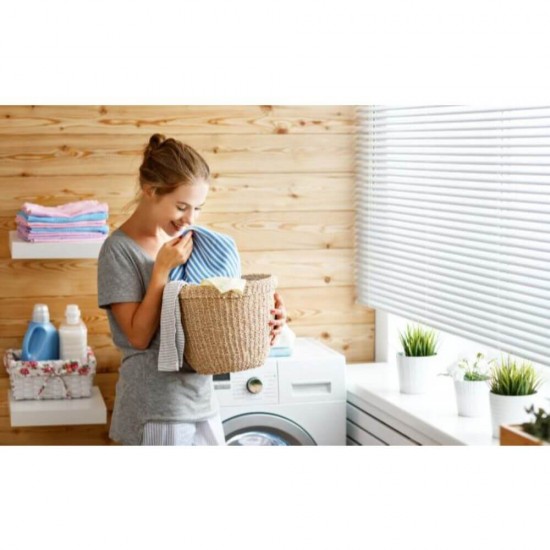 Balsam Rufe SEMANA Moonflower Purple Radiance, 1.65 L, 75 Spalari, Parfum de Citrice si Nuca de Cocos, Balsam Semana pentru Rufe, Balsam de Rufe cu Miros de Citrice, Balsam de Rufe Superconcentrat, Detergent si Balsam de Rufe