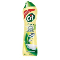 Detergent CIF Cream Lemon, 500 ml, Parfum de Lamaie, Solutie Crema Curatat, Detergent Cif pentru Multisuprafete, Detergent Crema pentru Bucatarie, Detergent Crema pentru Baie, Cif Crema de Curatat, Solutii si Produse de Curatenie