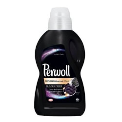 Detergenti Lichid PERWOLL Black & Fiber, 20 Spalari, Cantitate 1000 ml, Detergent Lichid pentru Haine Negre, Solutii Curatare a Hainelor Negre, Detergent Lichid pentru Rufe, Solutii Spalat Haine Negre, Detergenti Ingrijire Tesaturi Negre