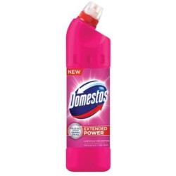 Dezinfectant pentru Toaleta Domestos Pink Power, 750 ml, Parfum Fresh, Dezinfectant Anticalcar, Dezinfectant Lichid Anticalcar pentru Baie, Dezinfectant pentru WC, Solutii Dezinfectante pentru Baie, Solutie Curatare WC,  Domestos Universal, Domestos WC