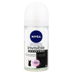 Deodorant Roll On Anti-Perspirant NIVEA Black &amp; White Invisible, 50 ml, Protectie 48h, Deodorant Femei, Deodorant Roll On, Anti-Perspirant, Deodorant Nivea, Deodorant Nivea Roll On, Antiperspirant Nivea, Antiperspirant Femei