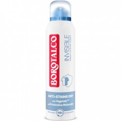 Deodorant Spray Antiperspirant Borotalco Invisible Blue, 150 Ml