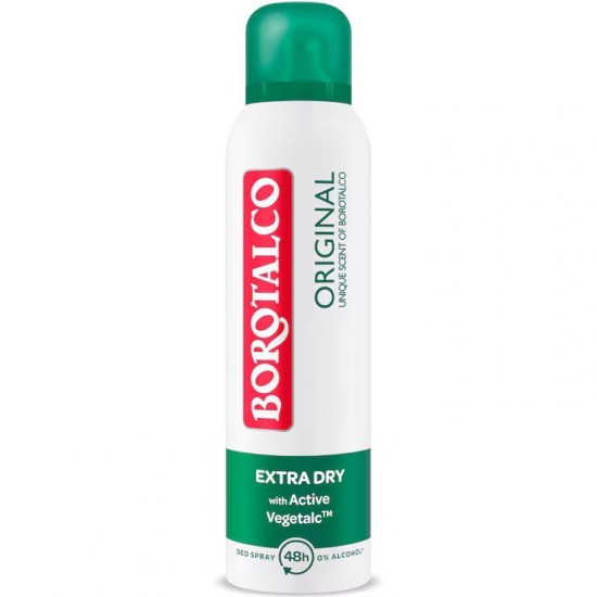 Deodorant Spray Antiperspirant Borotalco Original, 150 Ml