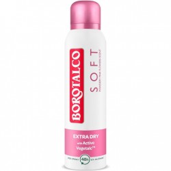Deodorant Spray Antiperspirant Borotalco Pink Soft, 150 Ml