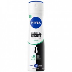 Deodorant Spray Nivea Black And White Invisible Fresh Pentru Femei, 150 Ml