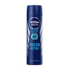 Spray Deodorant Nivea Men Fresh Active, 150 ml, Parfum Oceanic, Deodorant Barbati, Deodorant Spray Nivea, Antiperspirant Nivea, Deodorante si Antiperspirante Barbati, Spray Antiperspirant, Ingrijire Corporala, Deodorante Nivea pentru Barbati