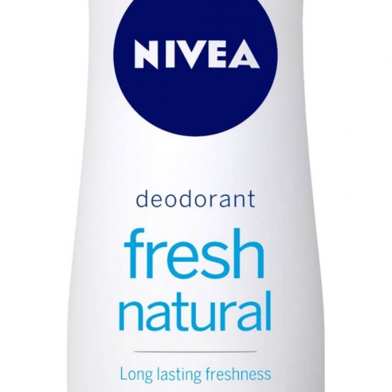 Spray Deodorant Nivea Fresh Natural, 150 ml, Bumbac, Deodorant Femei, Deodorant Spray Nivea, Antiperspirant Nivea, Deodorante si Antiperspirante Femei, Spray Antiperspirant, Ingrijire Corporala, Deodorante Nivea pentru Femei