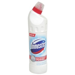 Dezinfectant pentru Toaleta Domestos White, 750 ml, Parfum Fresh Marin, Detartrant Lichid, Dezinfectant Lichid pentru Baie, Dezinfectant pentru WC, Solutii Dezinfectante pentru Baie, Solutie Curatare WC,  Domestos Universal, Domestos WC