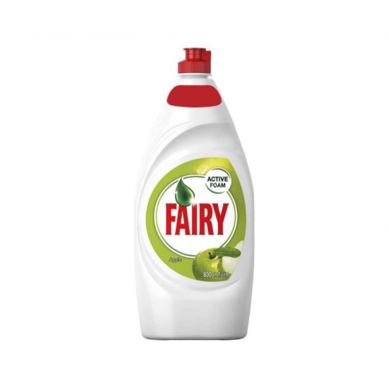 Detergent de Vase FAIRI Apple, Cantitate 750 ml, Parfum de Mere, Fairy Detergent de Vase, Detergent de Vase Manual, Detergent Lichid pentru Vase, Degresant pentru Vase, Detergent Impotriva Grasimilor