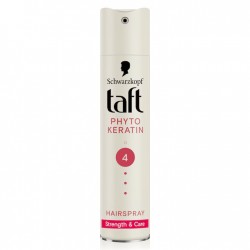 Fixativ Spray Taft Keratin Complete, Nivel Fixare 4, Formula Vegana, 250 Ml