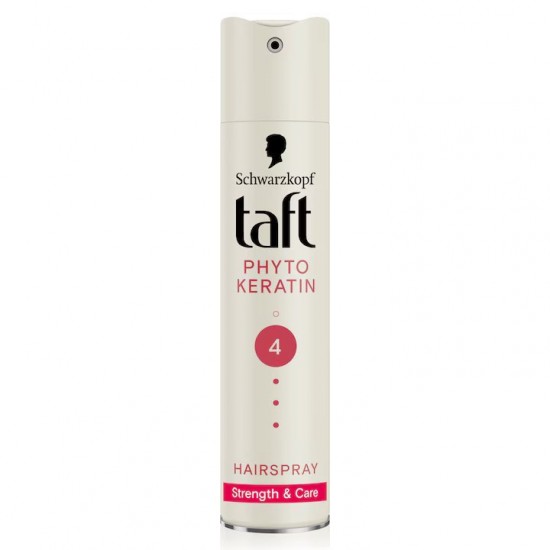 Fixativ Spray Taft Keratin Complete, Nivel Fixare 4, Formula Vegana, 250 Ml