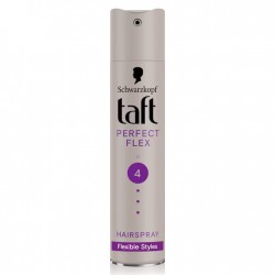 Fixativ Spray Taft Perfect Flex, Nivel Fixare 4, Formula Vegana, 250 Ml