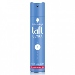 Fixativ Spray Taft Ultra Strong, Nivel Fixare 4, Formula Vegana, 250 Ml