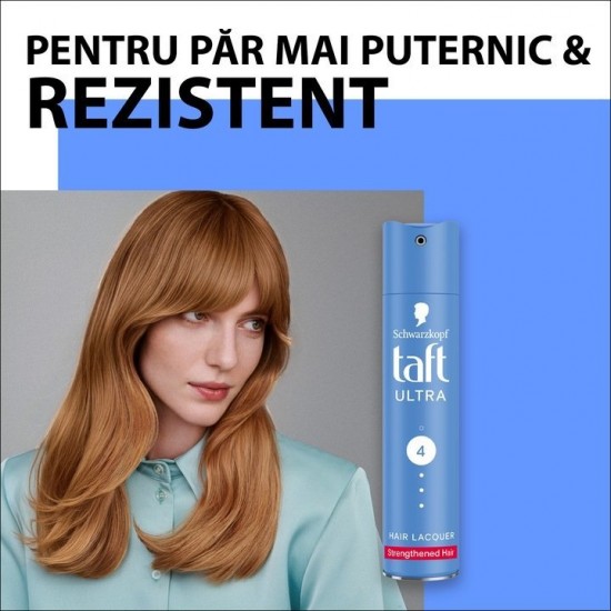Fixativ Spray Taft Ultra Strong, Nivel Fixare 4, Formula Vegana, 250 Ml