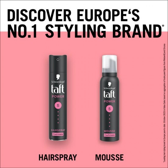 Fixativ Spray Taft Power Cashmere, Nivel Fixare 5, Formula Vegana, 250 Ml