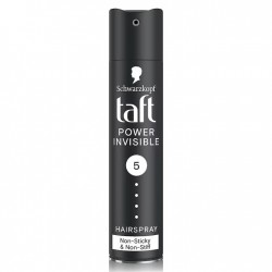Fixativ Spray Taft Power Invisible, Nivel Fixare 5, Formula Vegana, 250 Ml
