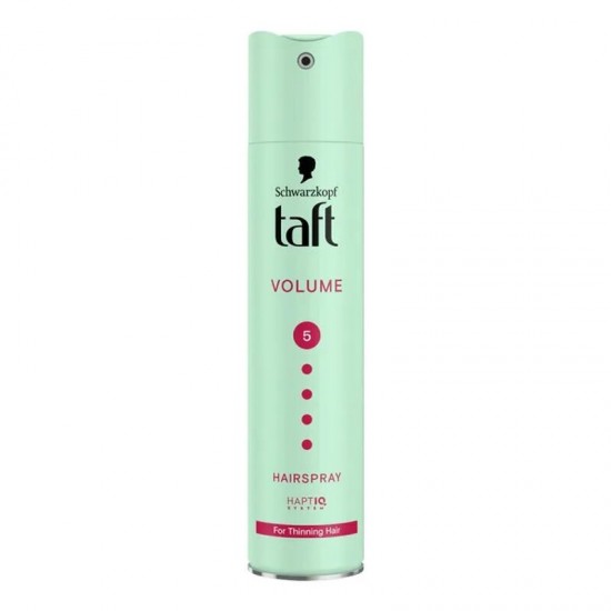 Fixativ Spray Taft Volume Mega Strong Hold, Nivel Fixare 5, Formula Vegana, 250 Ml